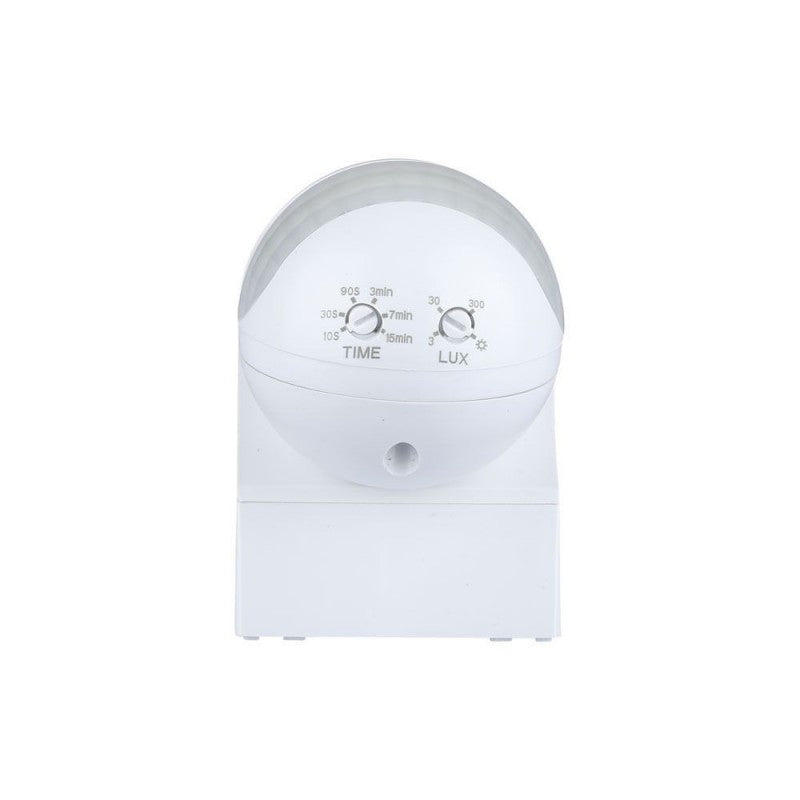 Senzor Gibanja PIR Stenski Beli 180kot/do 12m/do 800w