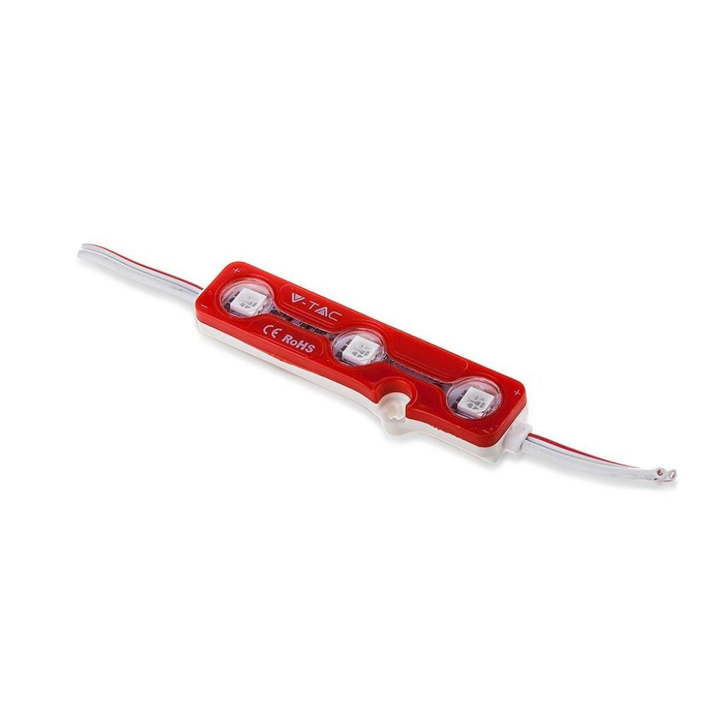 LED Modul 3SMD SMD5050 Rdeča IP67 12V
