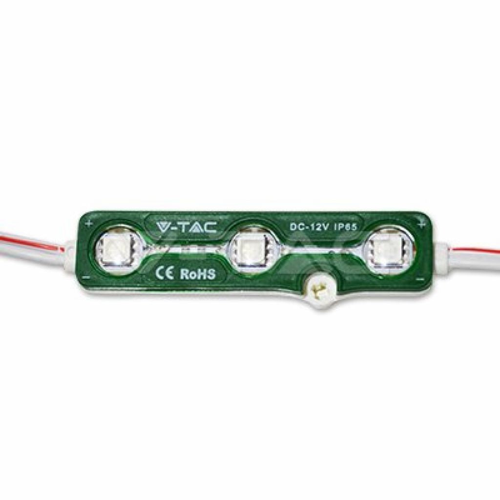 LED Modul 3SMD SMD5050 Zelena IP67 12V