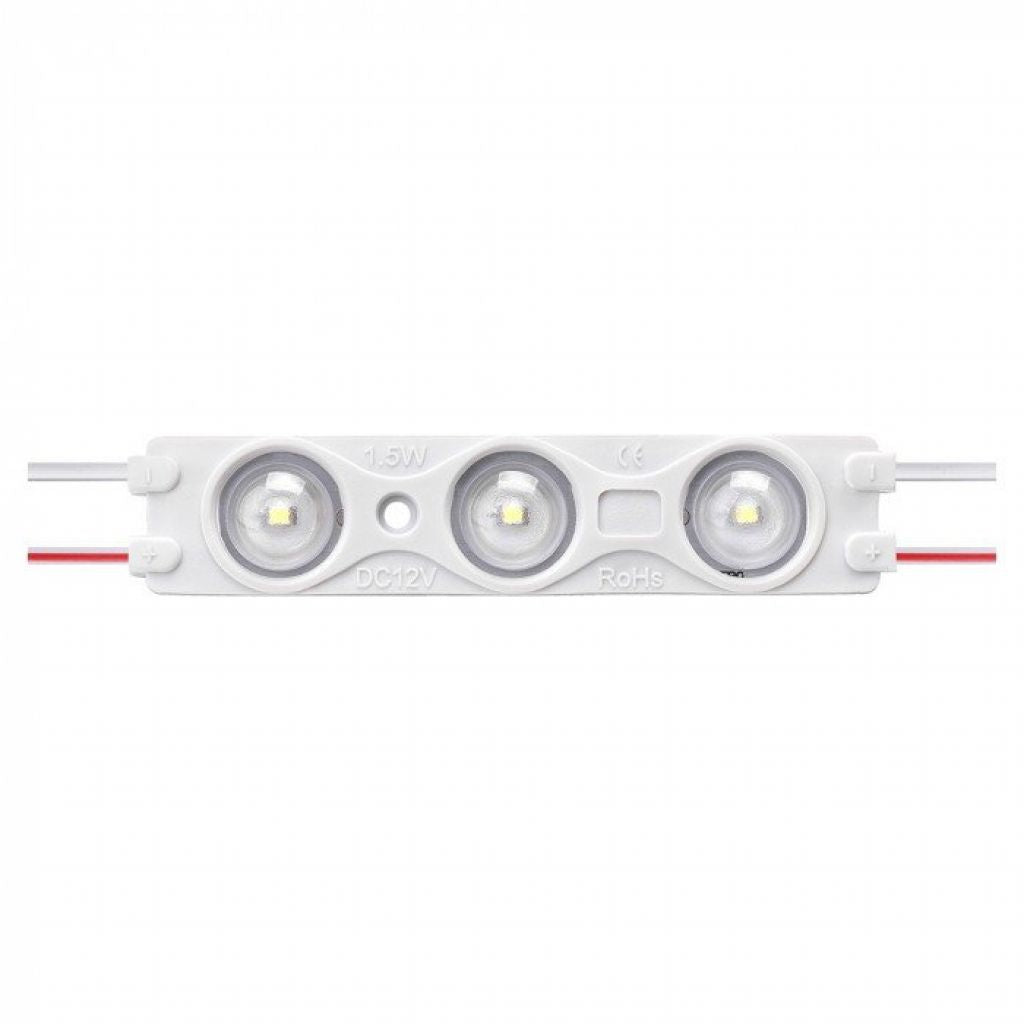 LED Modul 1.5W 3LED SMD2835 Modra IP67 12V