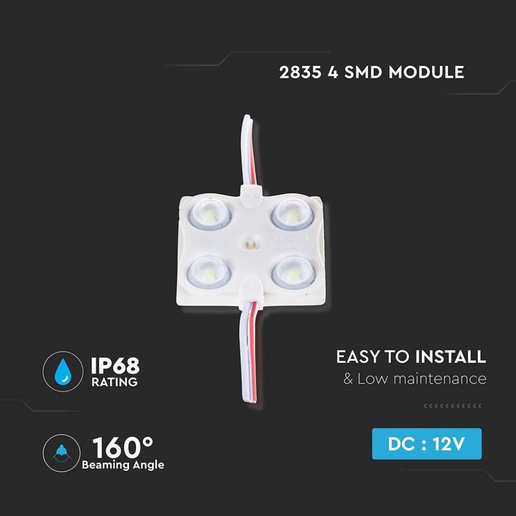 LED Modul 1.44W 4LED SMD2835 3000K IP68 12V