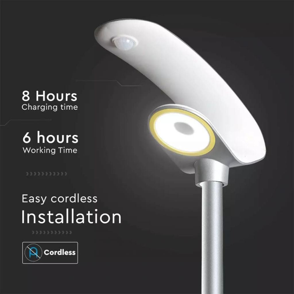 LED Solarni Reflektor 20W PIR Senzor RF Kontrola 6400K