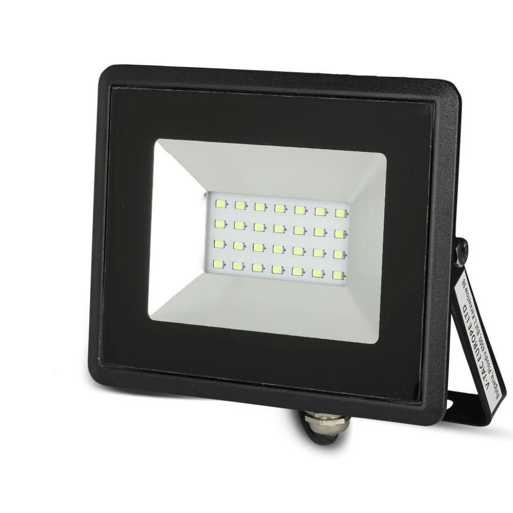 20W LED Reflektor SMD E-Series Črno Ohišje Zelena IP65