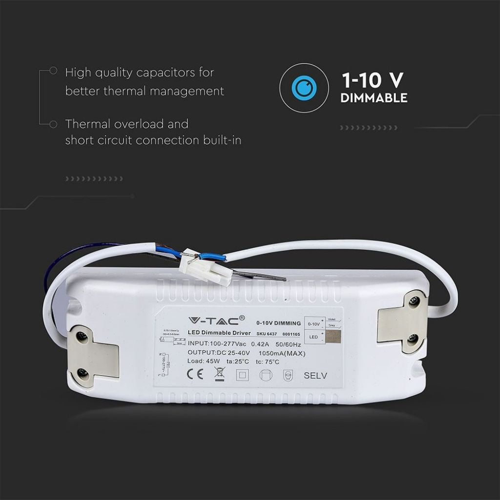 45W Zatemnilni Gonilnik za LED Panel