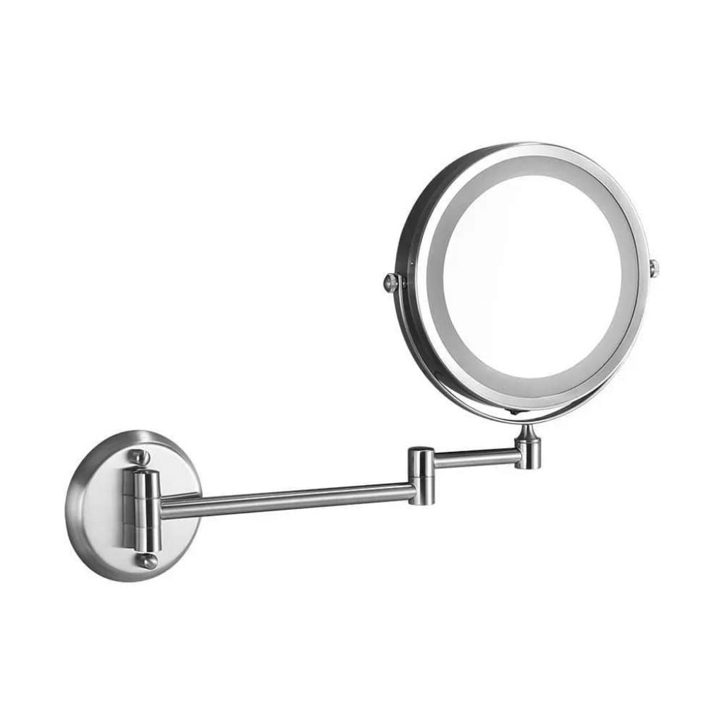 3W LED Wall Lamp Mirror 4 x AA Batteries Nickel