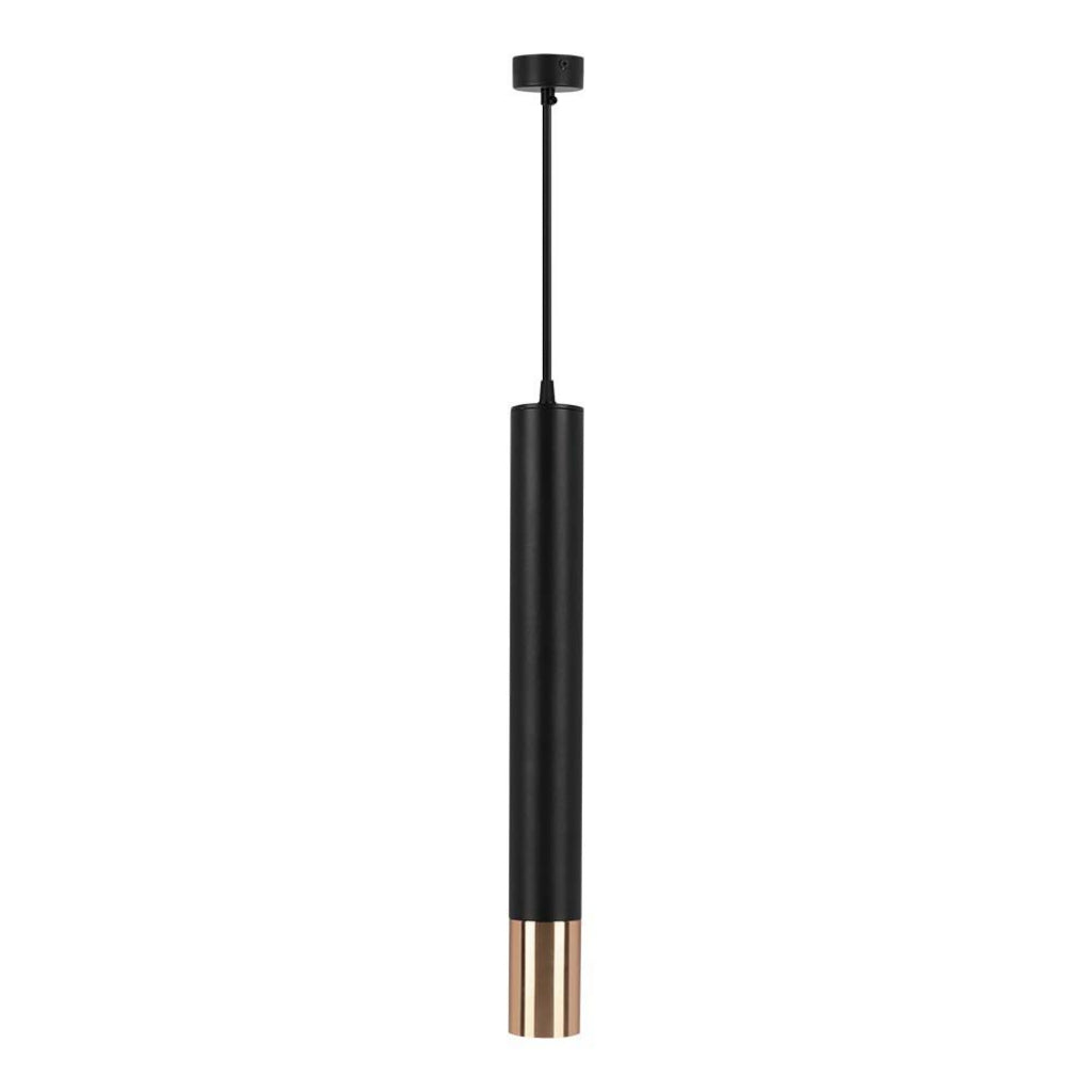 GU10 Viseča Svetilka Črno - Zlata 50cm