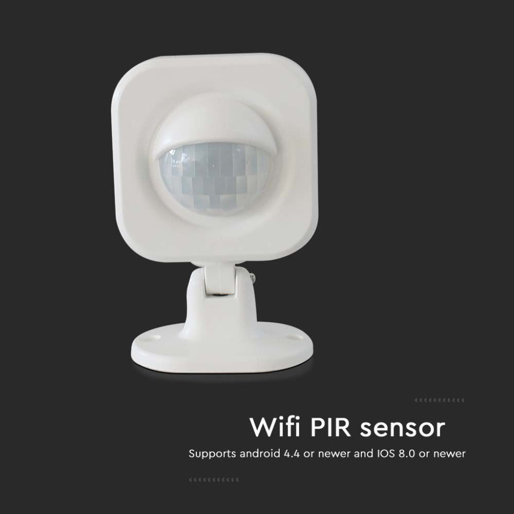 Senzor Gibanja 120° PIR z Wifi nadzorom Združljiv z Google Home in Amazon Alexa