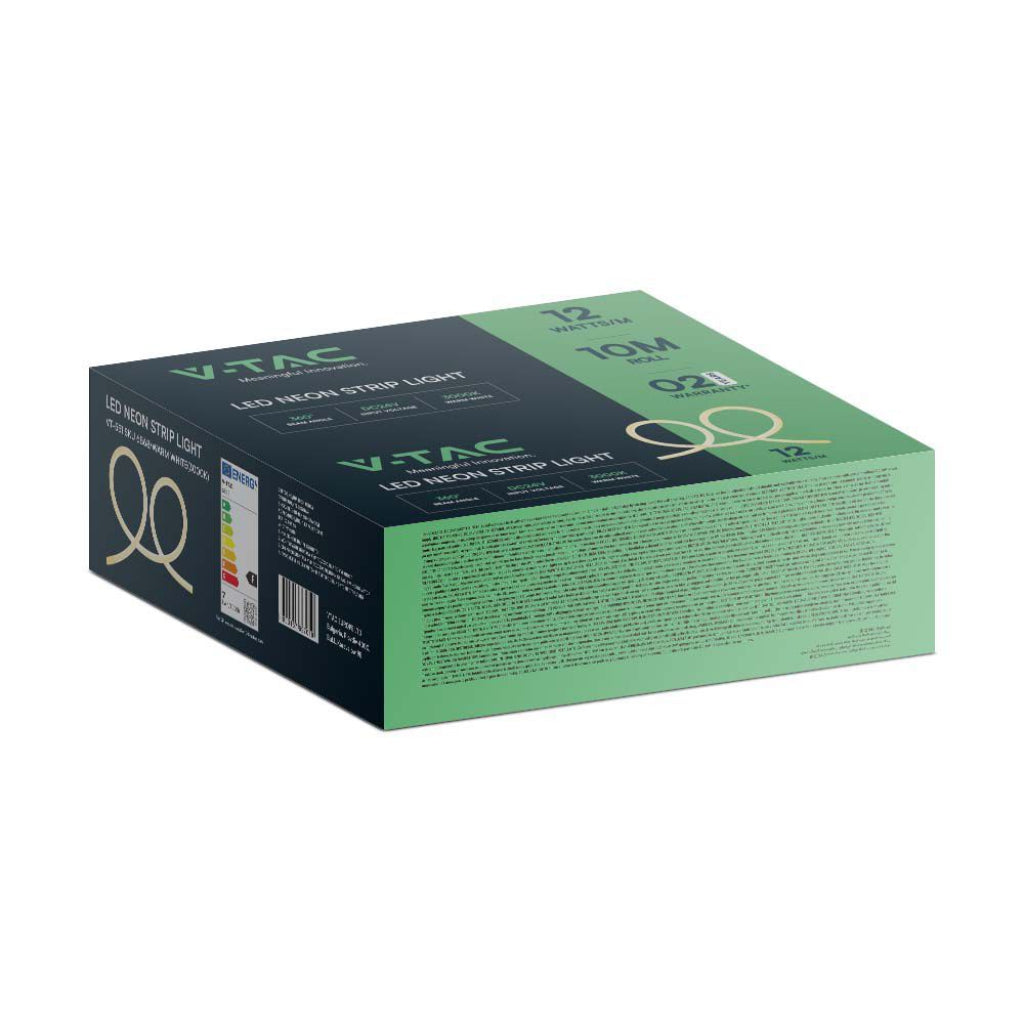 LED Neon Flex 12W/m 24V 3000K IP20 10m Rola