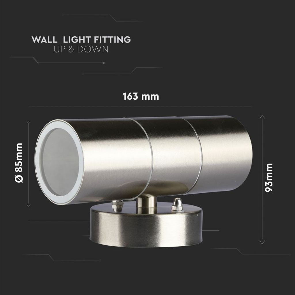 Wall Housing GU10 Steel 2-way IP44