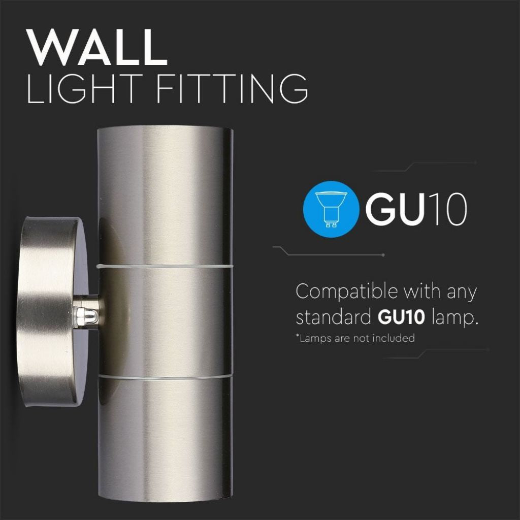 Wall Housing GU10 Steel 2-way IP44