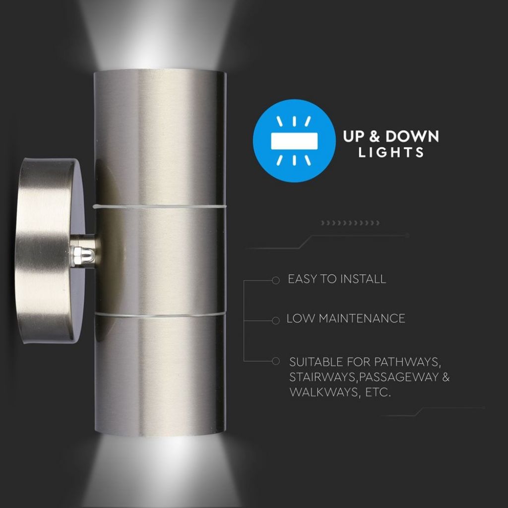 Wall Housing GU10 Steel 2-way IP44
