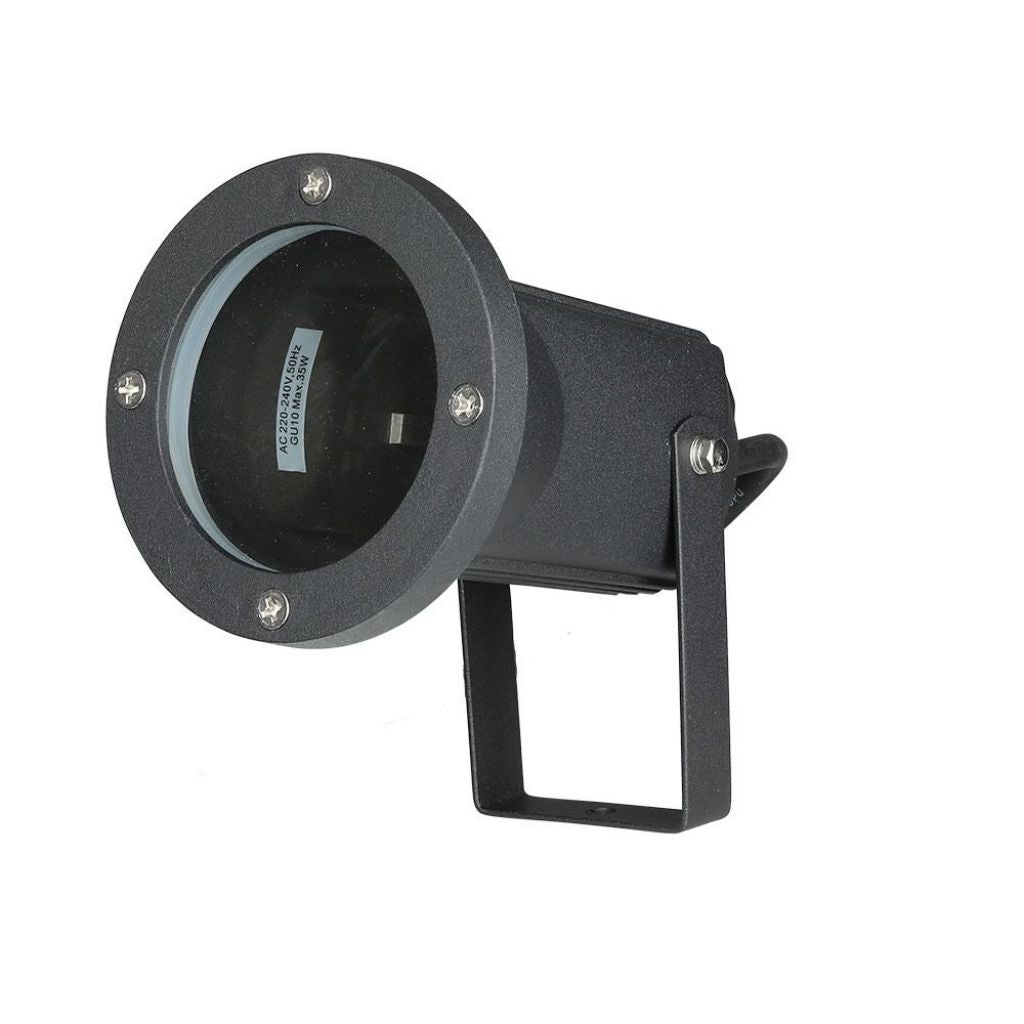 Svetilo Stebelno Aluminij GU10 Črna IP44
