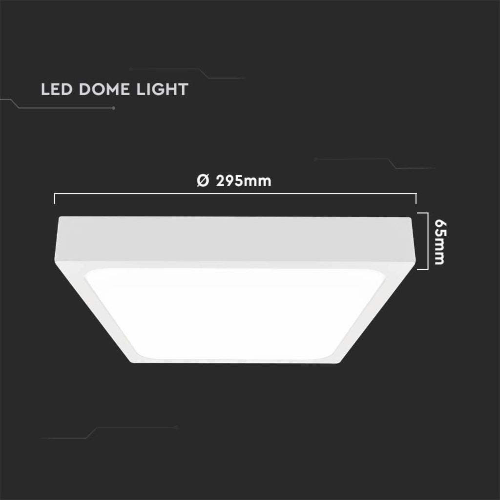 24W LED Svetilka Bela 6500K IP44