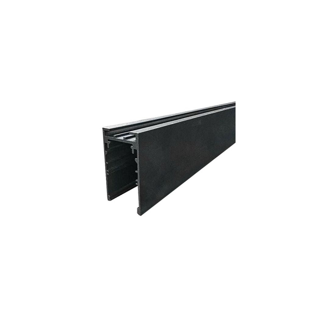 Tirnica iz Aluminija Črna 0,5m - magnetna