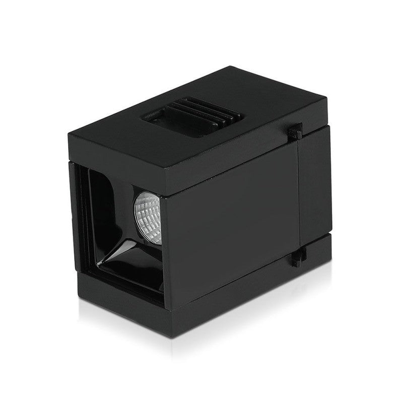 1W LED Magnetni Reflektor SMD Črni 4000K IP20 24V - za magnetno tirnico