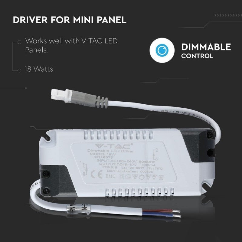 18W Zatemnilni Gonilnik za VT-1805
