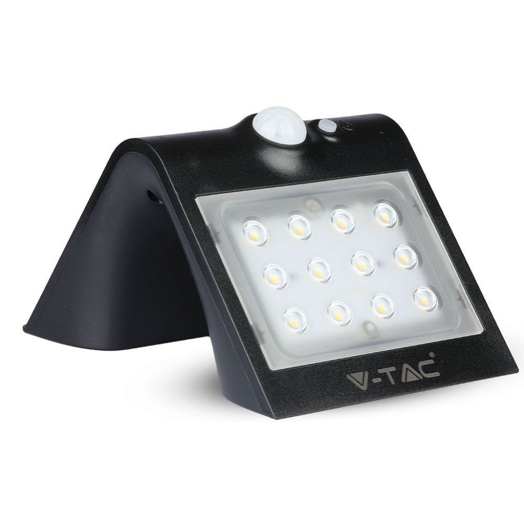 1.5W LED Solar Lamp Black