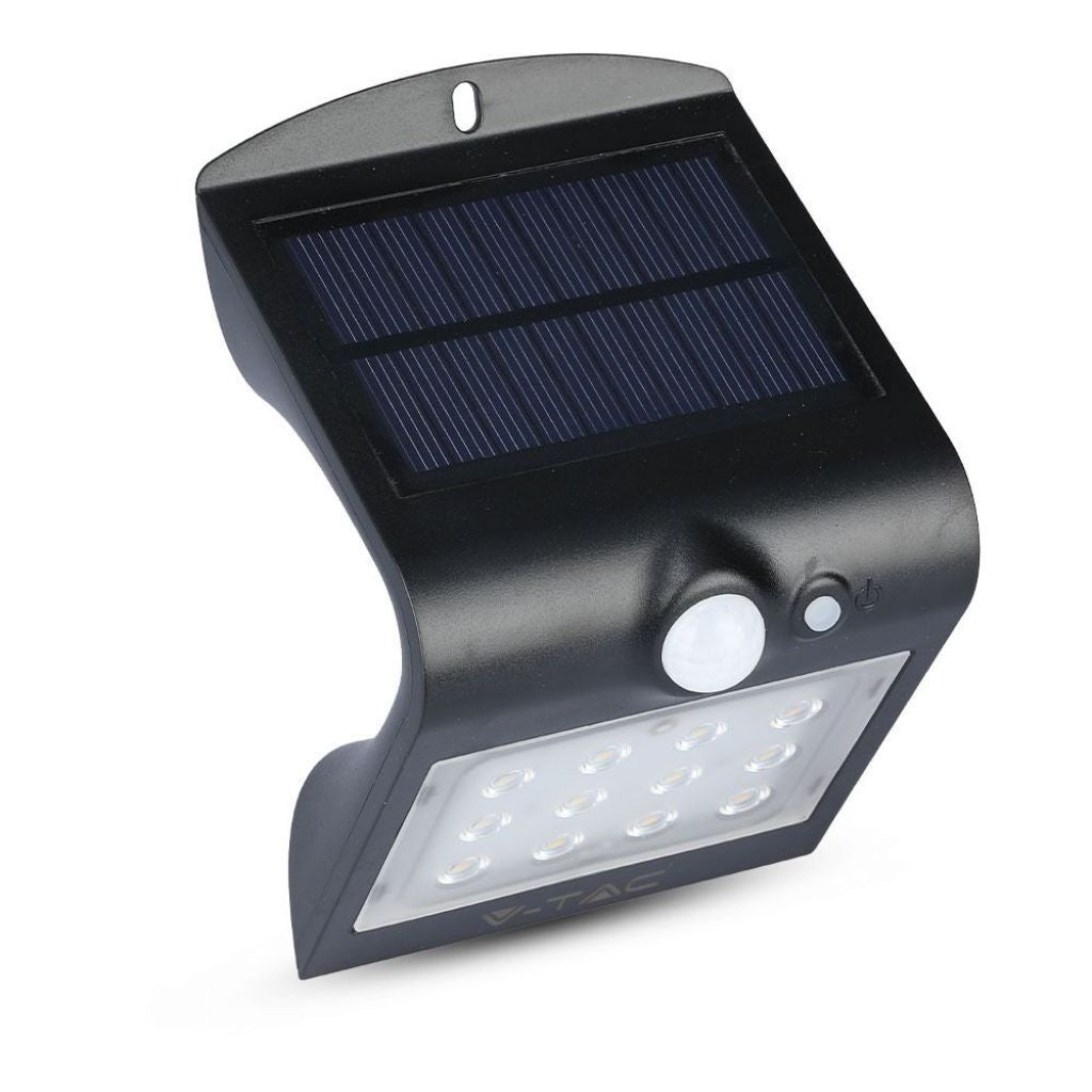 1.5W LED Solar Lamp Black