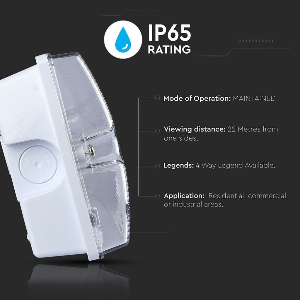 4W LED Lamp for Emergency Exit SAMSUNG Module 6000K
