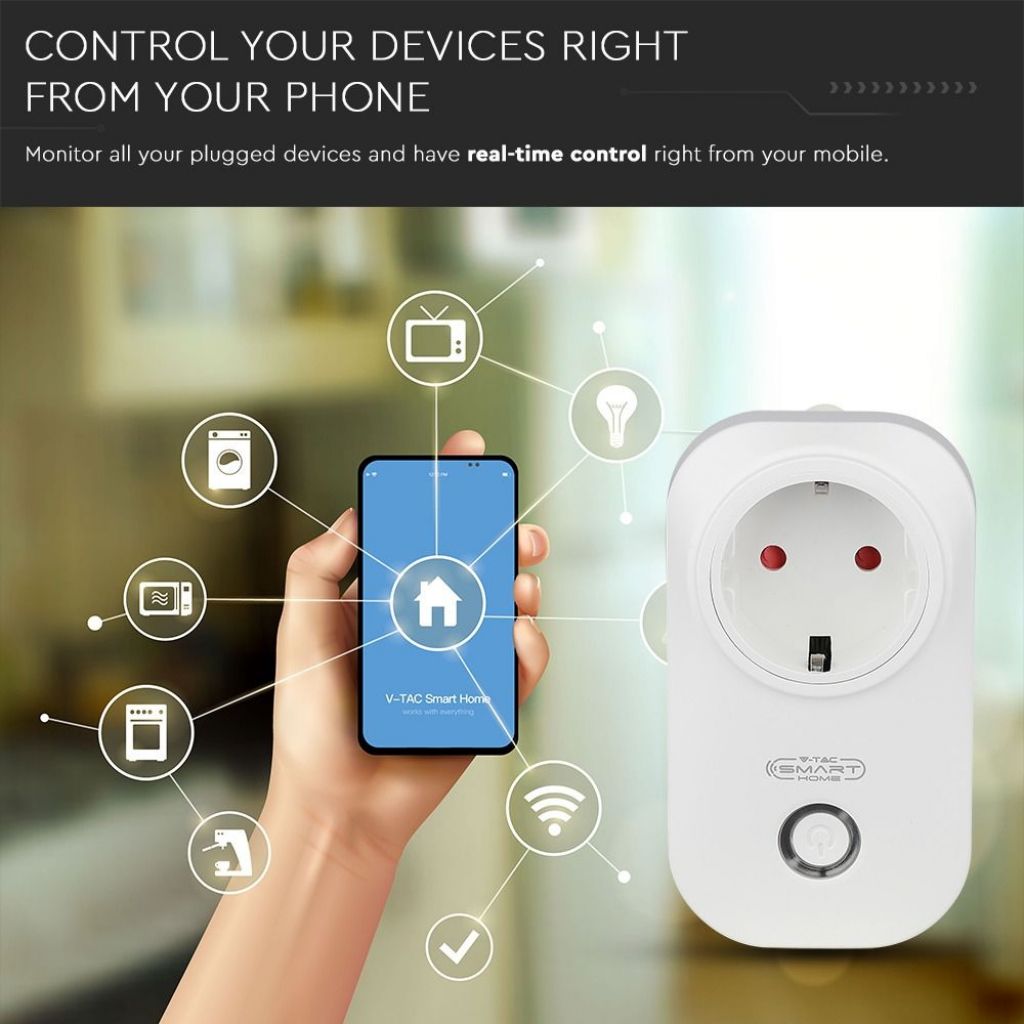 Pametna Vtičnica Wifi Smart Alexa Google