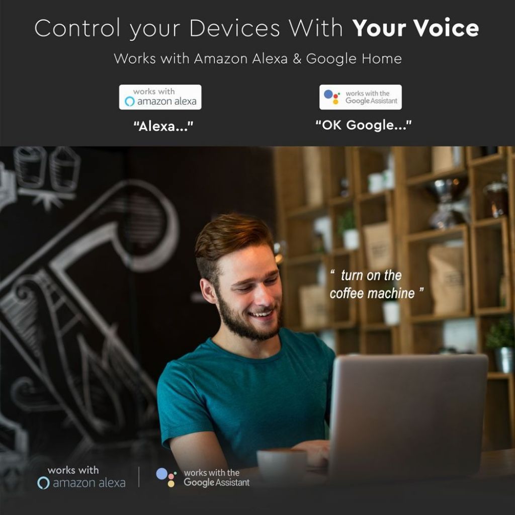 Pametna Vtičnica Wifi z USB Smart Alexa Google