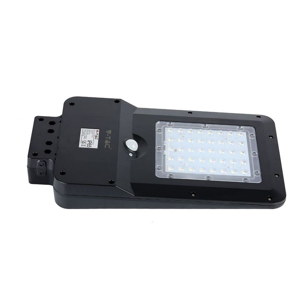 15W LED Solar Street Lamp Black 6000K