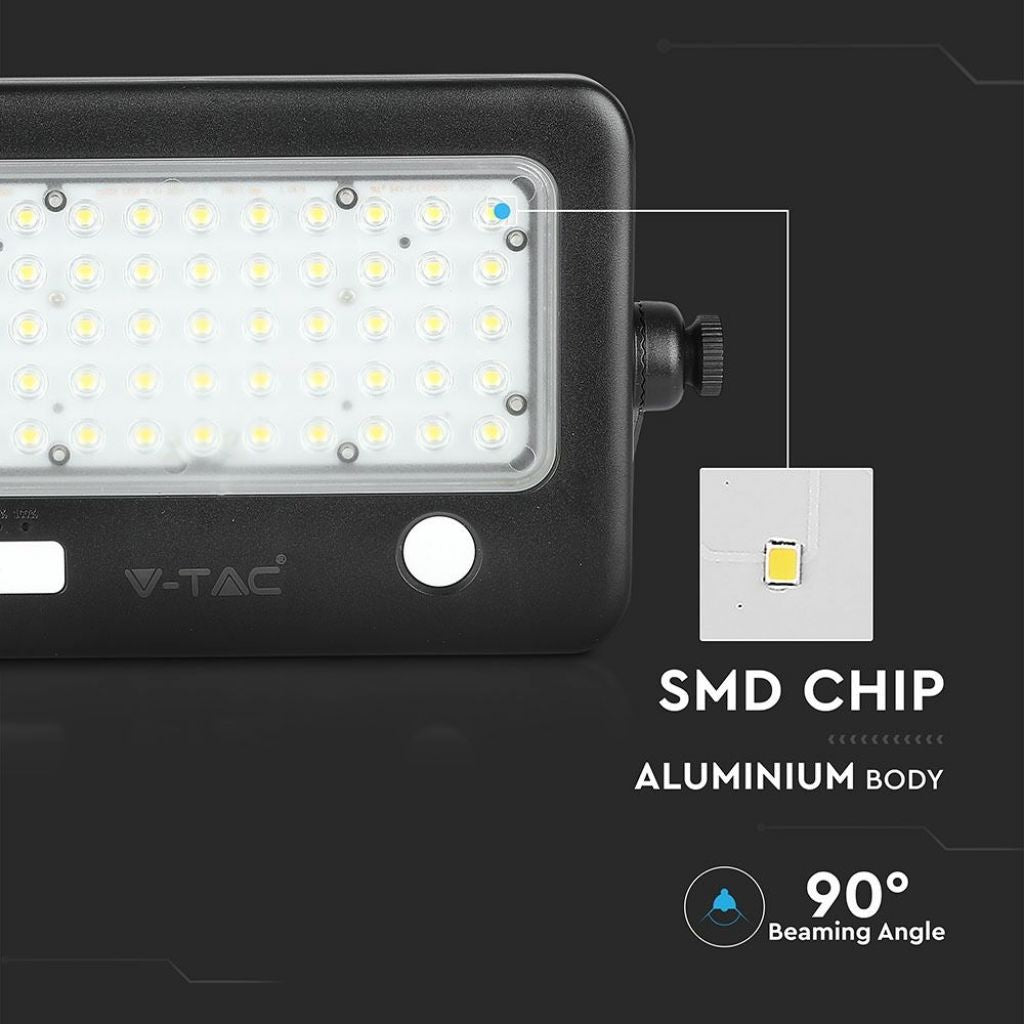10W LED Solar Reflector Detachable Black Housing 4000K