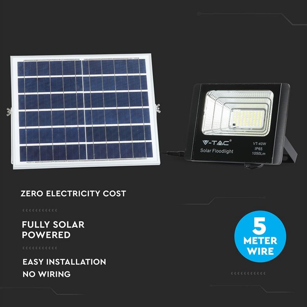 16W Solar LED Reflector 6000K