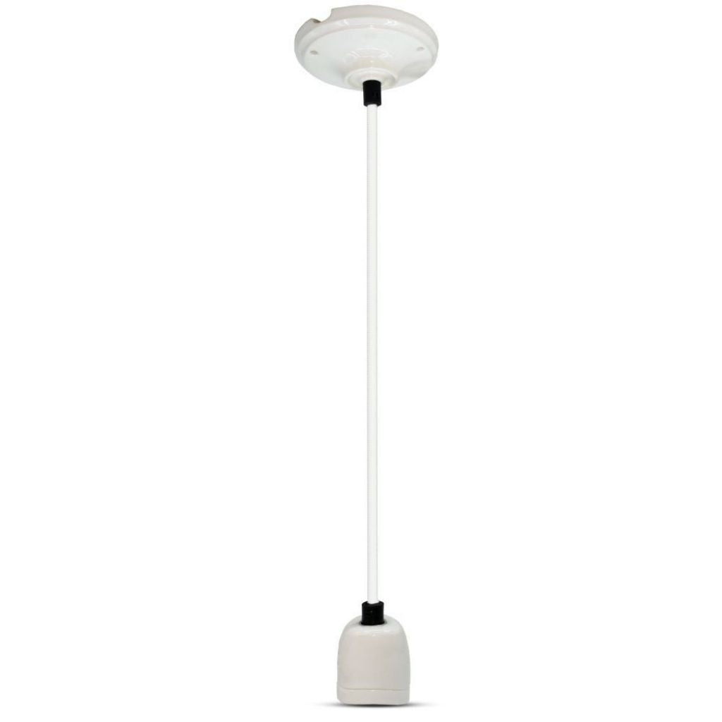 Stropna Svetilka Porcelan Bela