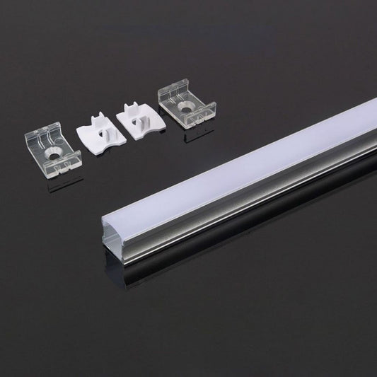 Profile for LED Strip - Built-in 2000x23x15.5mm Milky - Set