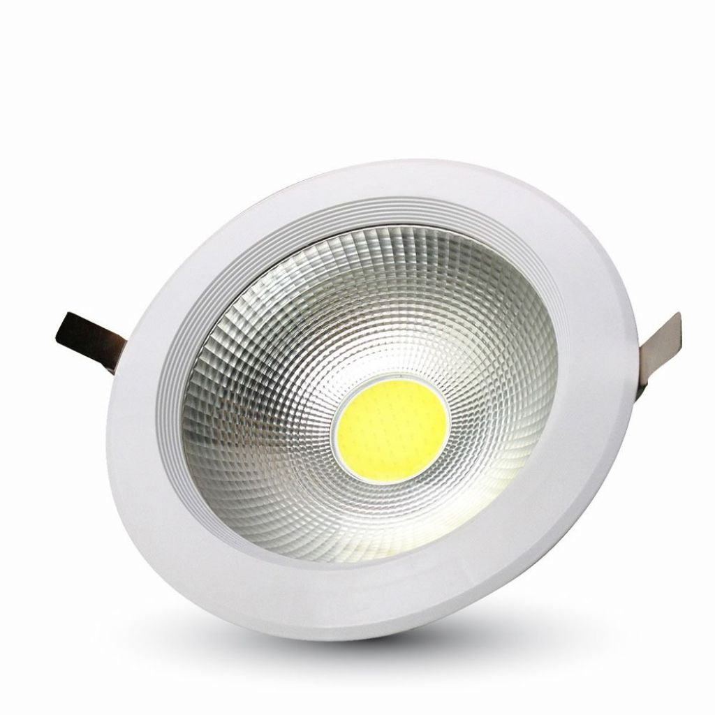 Recessed lamp White 10W LED COB 6000K