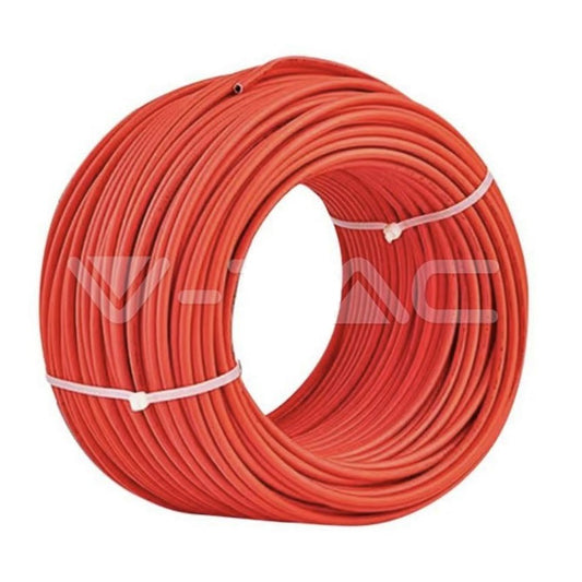 Photovoltaic solar cable 4 mm2 Unipolar red paint 100 m disc