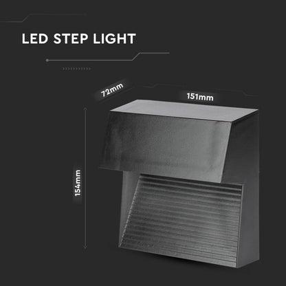 3W Stair Recessed Lamp 3000K Square