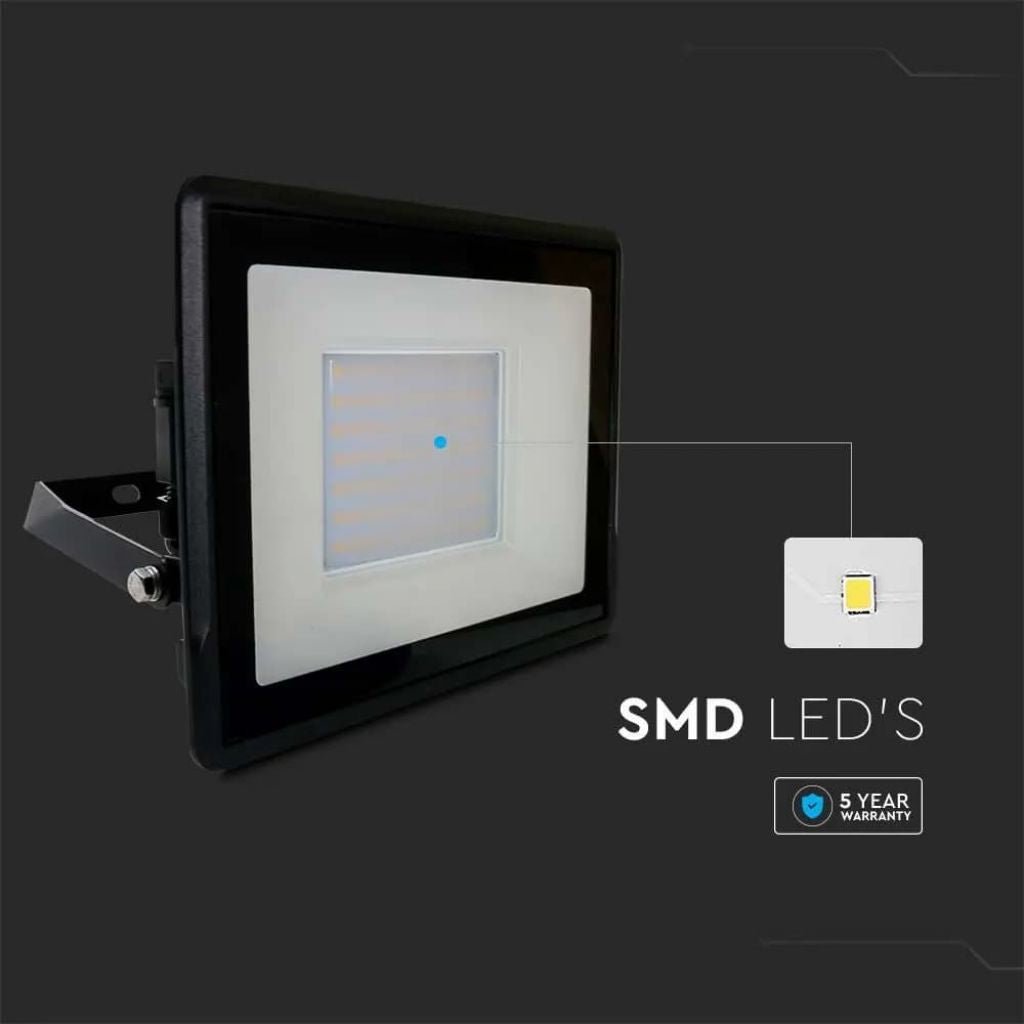 LED Reflektor 50W Črn 3000K IP65