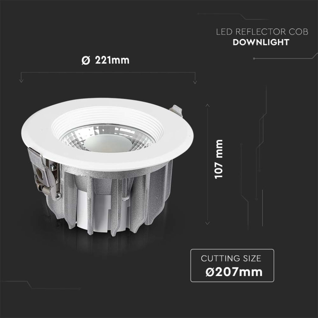 LED Reflektor 30W 3000K IP20 Bel