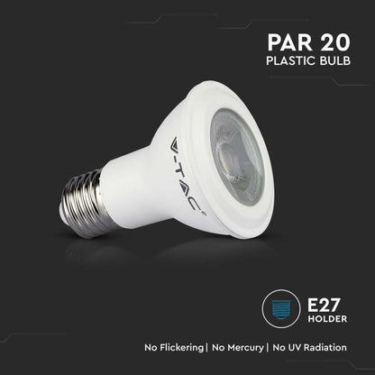 LED Žarnica E27 7W PAR20 3000K