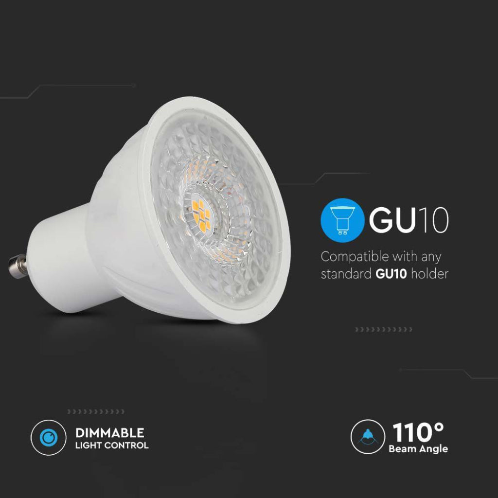Zatemnitvena LED Žarnica 6W GU10 110° 3000K