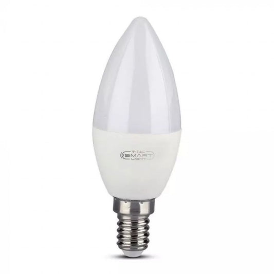 Smart LED Bulb 4.5W E14 Candle RGB WW CW Amazon Alexa & Google Home