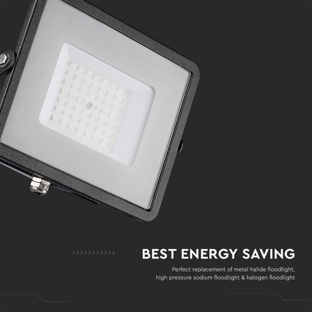 LED Reflektor 50W Črn 4000K IP65
