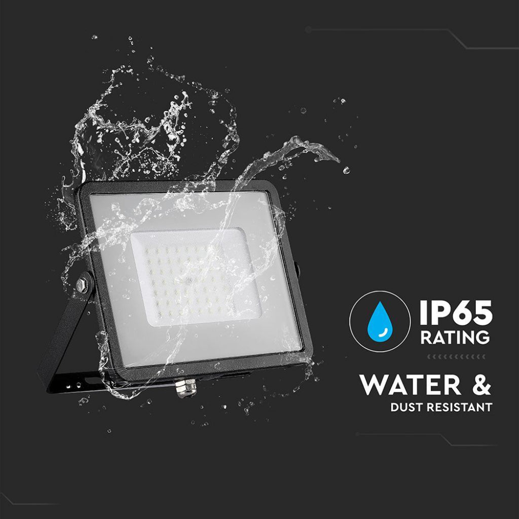 LED Reflektor 50W Črn 4000K IP65