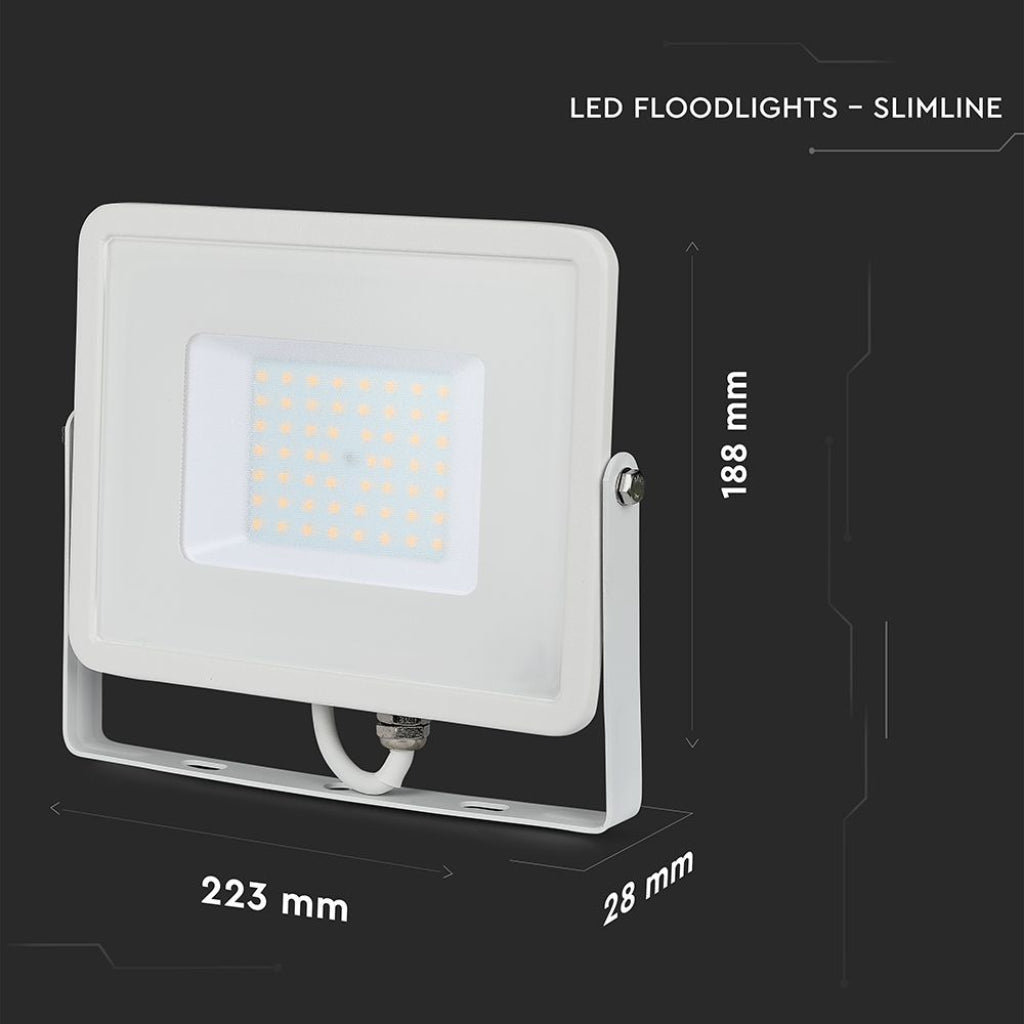 LED Reflektor 50W Bel 6500K IP65
