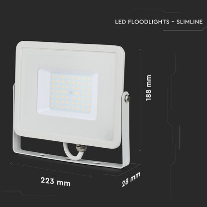 LED Reflektor 50W Bel 6500K IP65