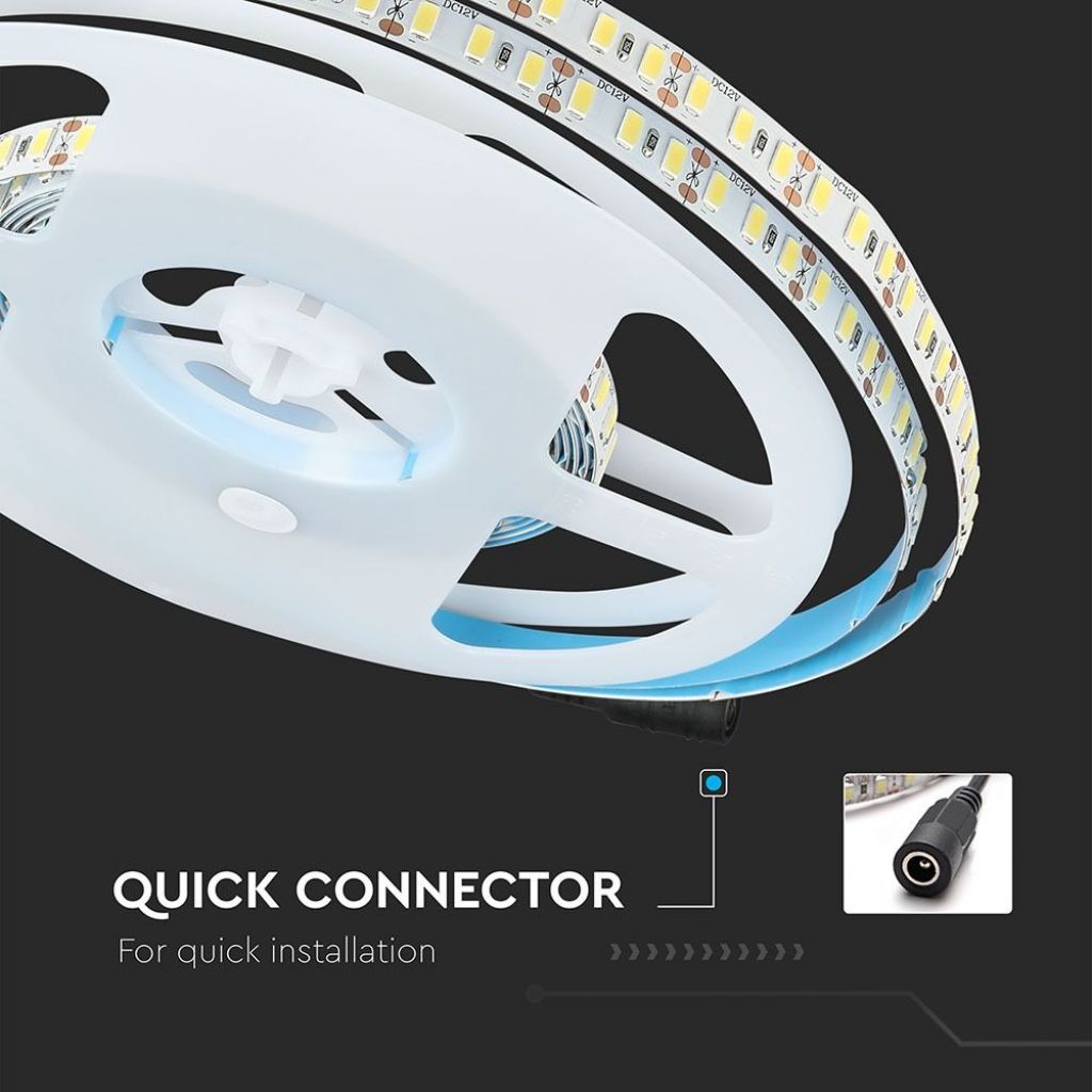 LED Trak SMD5730 120 LEDic 3000K IP20 18W/m 5m Rola