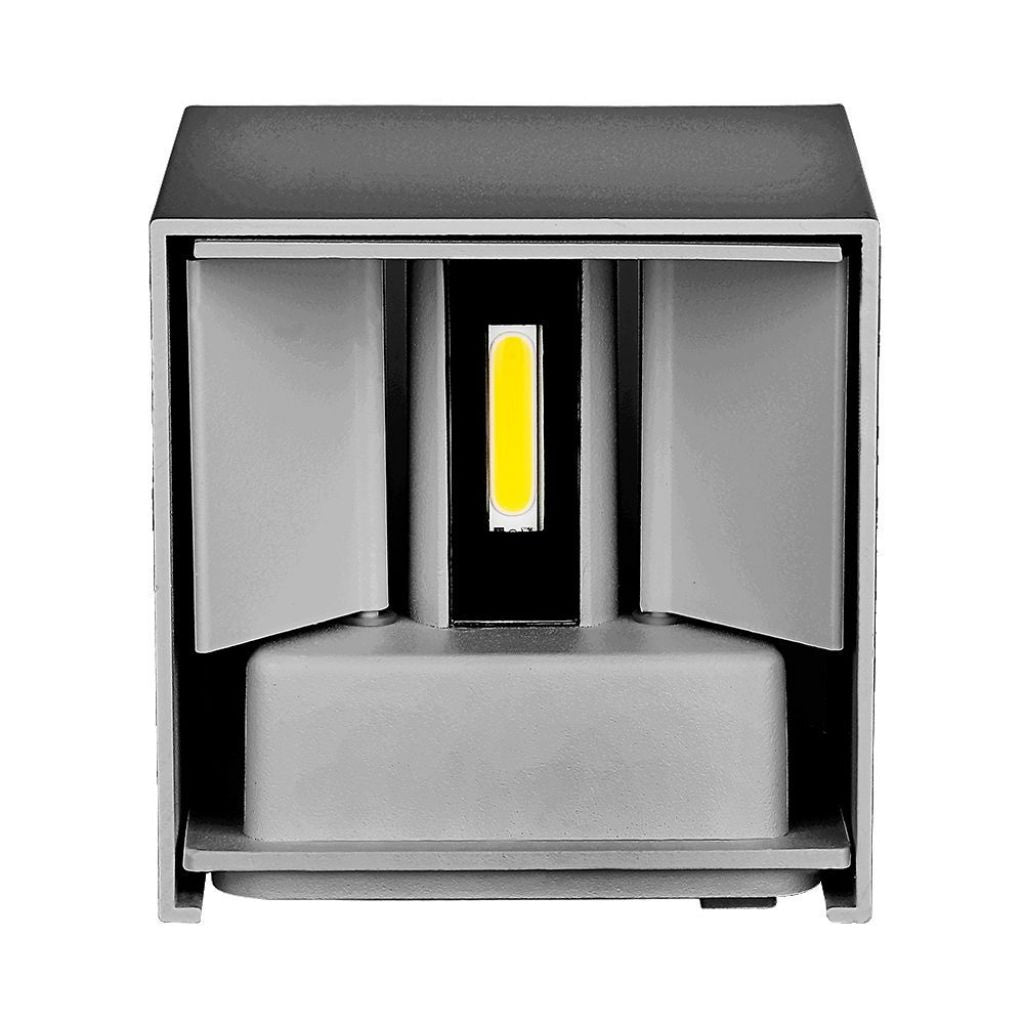 5W Wall Lamp Gray Square 3000K