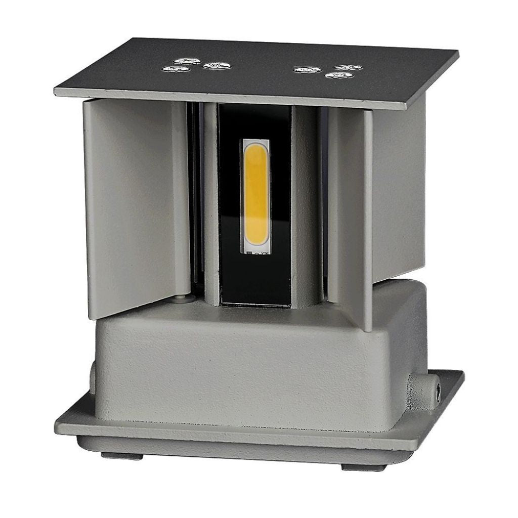 5W Wall Lamp Gray Square 3000K