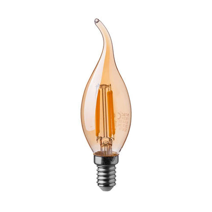 LED Žarnica 4W E14 Sveča 2200K Amber