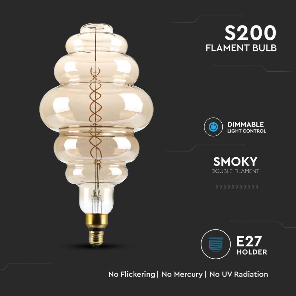 Dimmable LED bulb 8W E27 S200 2000K