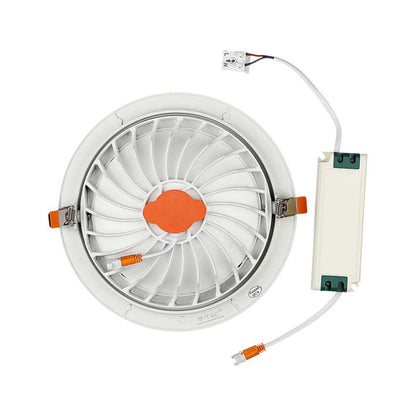 Built-in tilting LED spotlight 30W 3000K white