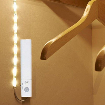 Kit 2.4W LED Strip Battery 2835 Motion Sensor 1m 4000K
