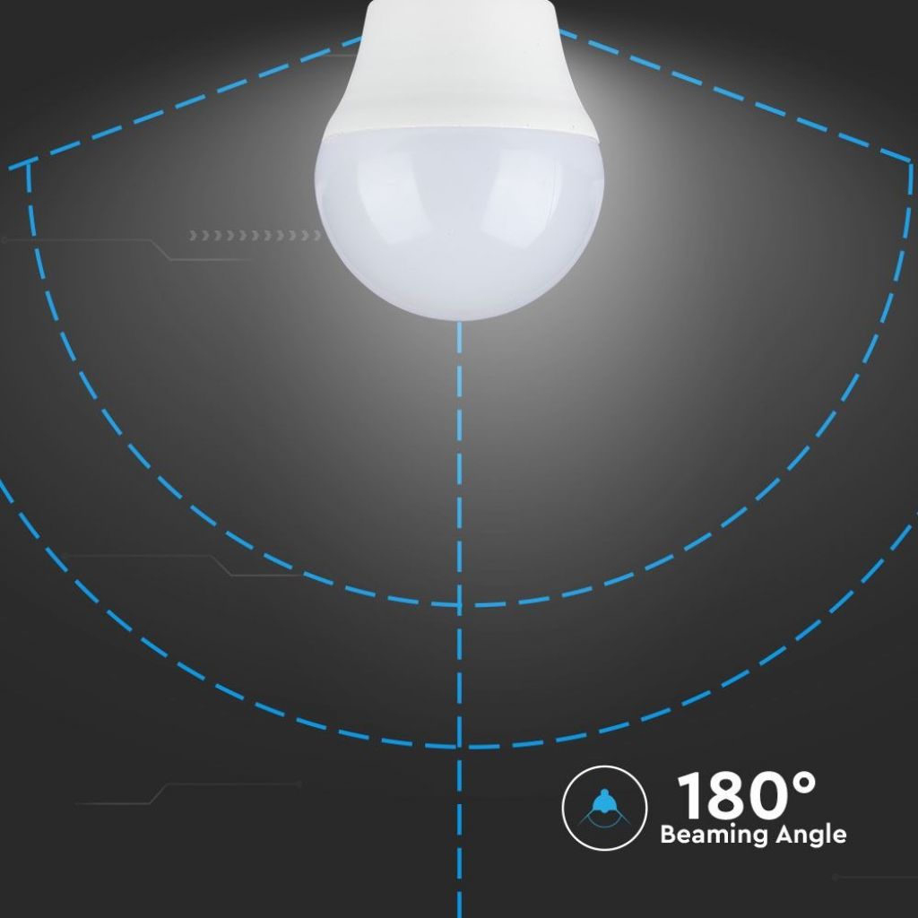LED Bulb 5.5W E27 G45 6400K 6 pcs